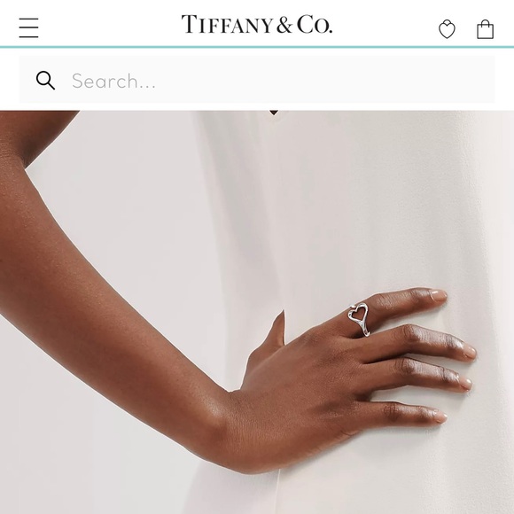 Tiffany Open Heart Ring - Picture 2 of 4